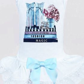 Hugs x Kisses Dog Dress (Color: White, size: XXS)