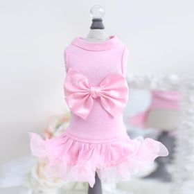Ballerina Dog Dress Collection (Color: Pink, size: XS)