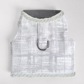 Genevieve Dog Harness (Color: Silver, size: XS)